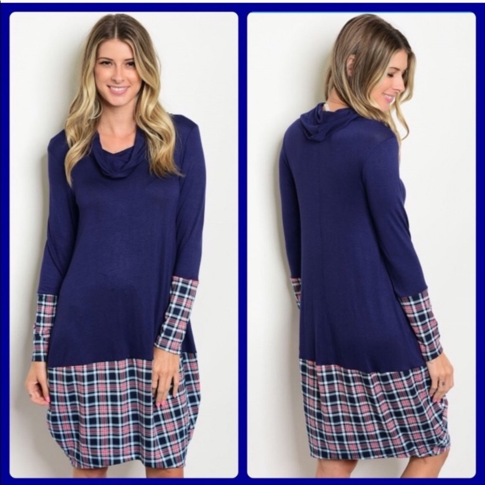 ❗️NEW❗️Super Cute Plaid Blue Dress ⭐️ M • L • XL